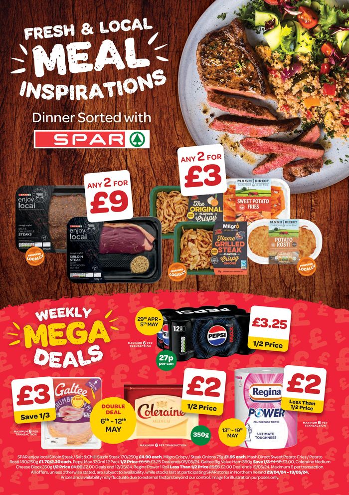 Spar catalogue in Morecambe | Latest Deals | 29/04/2024 - 19/05/2024