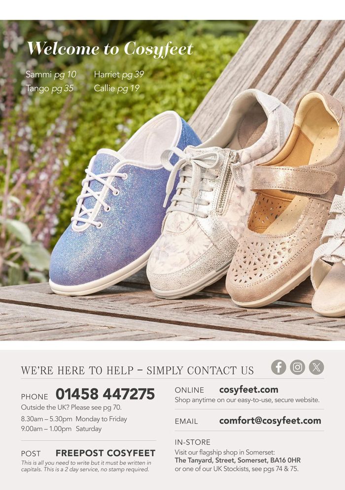 Cosyfeet catalogue in Minehead | Extra Roomy Footwear, Socks & Hosiery Issue 111 | 30/04/2024 - 31/08/2024
