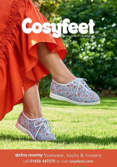 Clothes, Shoes & Accessories offers in Lee-on-the-Solent | Extra Roomy Footwear, Socks & Hosiery Issue 111 in Cosyfeet | 30/04/2024 - 31/08/2024