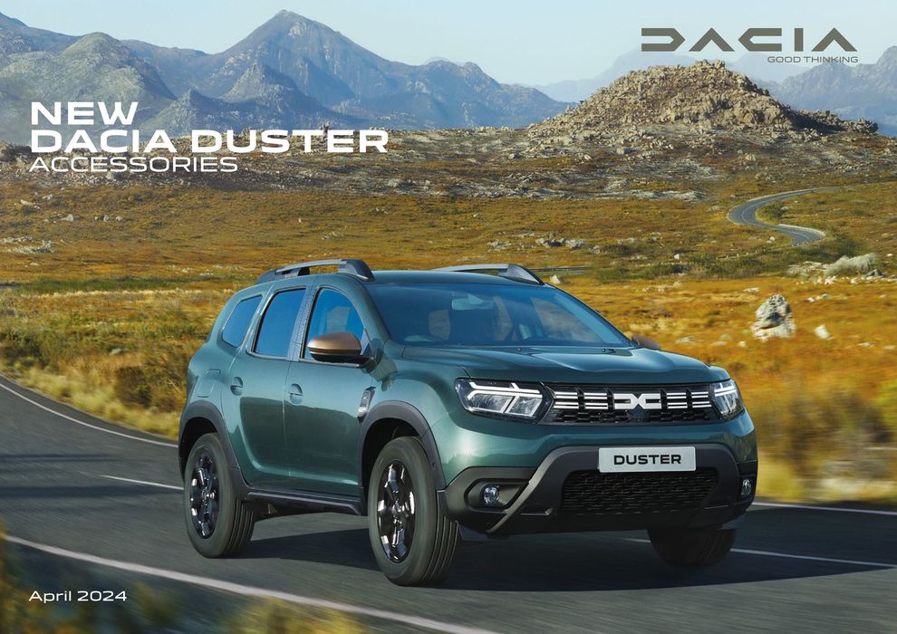 Dacia catalogue in Ayr | New Dacia Duster Accessories | 30/04/2024 - 30/06/2024
