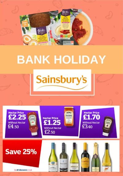 Sainsbury's catalogue in Swadlincote | Bank Holiday  | 30/04/2024 - 06/05/2024