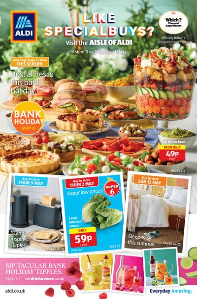 Aldi catalogue in Dunfermline | Host Al Fresco This Bank Holiday | 09/05/2024 - 12/05/2024