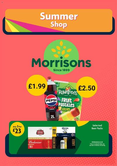 Supermarkets offers in Rainworth | Summer Shop in Morrisons | 07/05/2024 - 12/05/2024