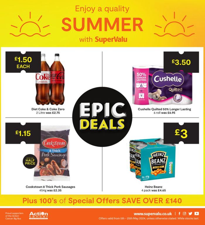 SuperValu catalogue in Ballymoney | Enjoy A Quality Summer | 07/05/2024 - 25/05/2024