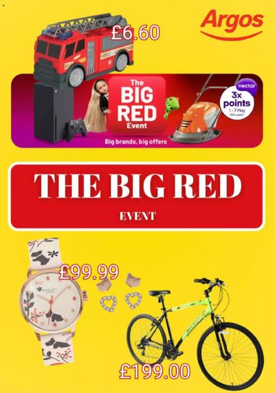 Argos catalogue in Shrivenham | The Big Red Event | 07/05/2024 - 13/05/2024