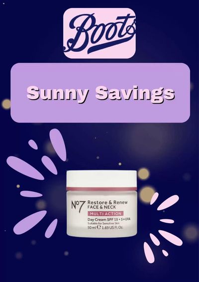 Pharmacy, Perfume & Beauty offers in Stonehouse | Sunny Savings in Boots | 09/05/2024 - 09/06/2024