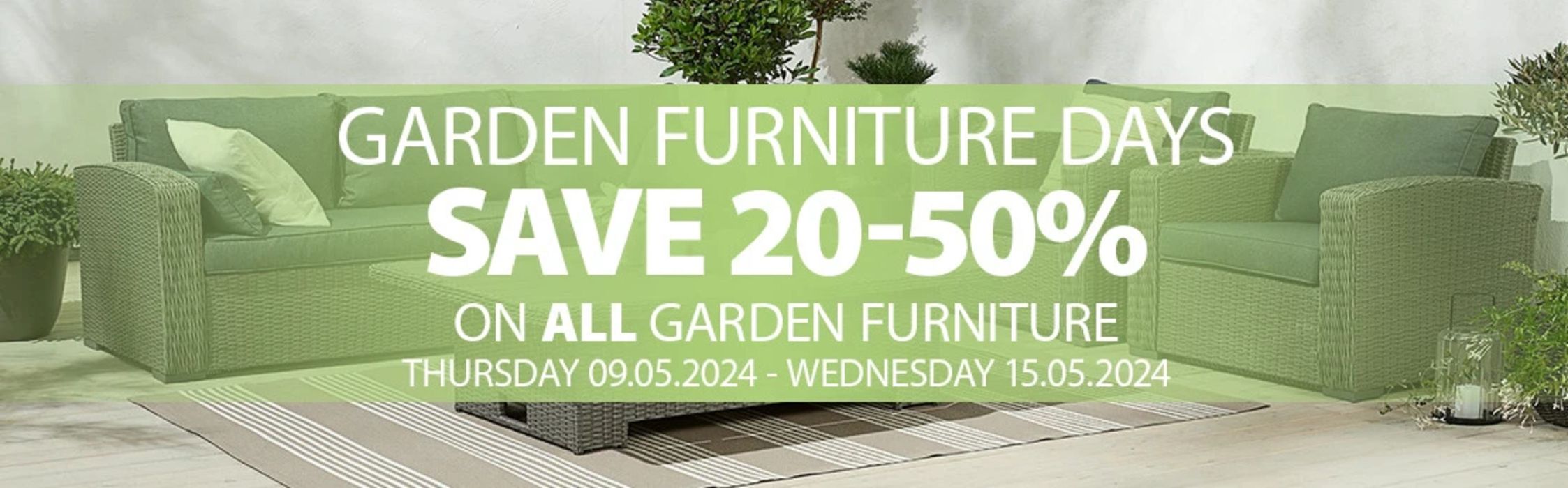 JYSK catalogue in Lincoln | Garden Furniture Days Sale | 09/05/2024 - 15/05/2024