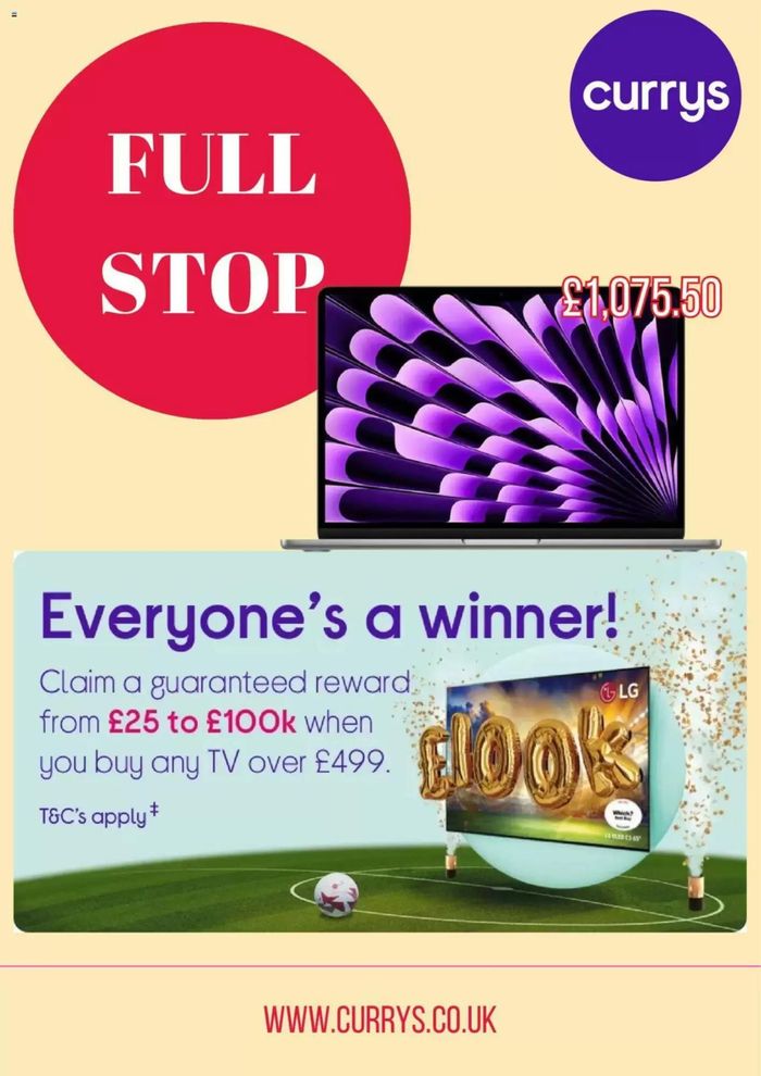 Currys catalogue in Irvine | Full Stop | 11/05/2024 - 11/06/2024