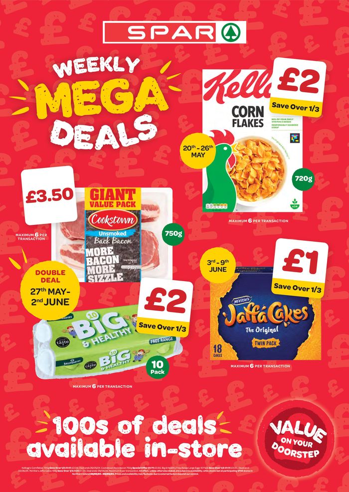Spar catalogue in Coleraine | Weekly Mega Deals | 20/05/2024 - 09/06/2024