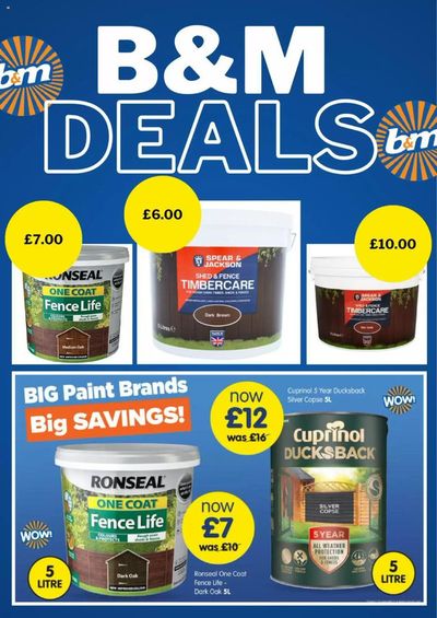 B&M Stores catalogue in Overcombe | B&M Deals  | 25/05/2024 - 24/06/2024