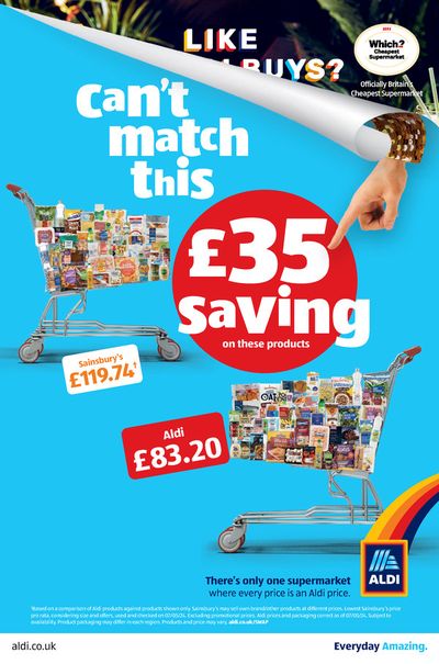 Aldi catalogue in Chartham | Can’t Match This | 30/05/2024 - 02/06/2024