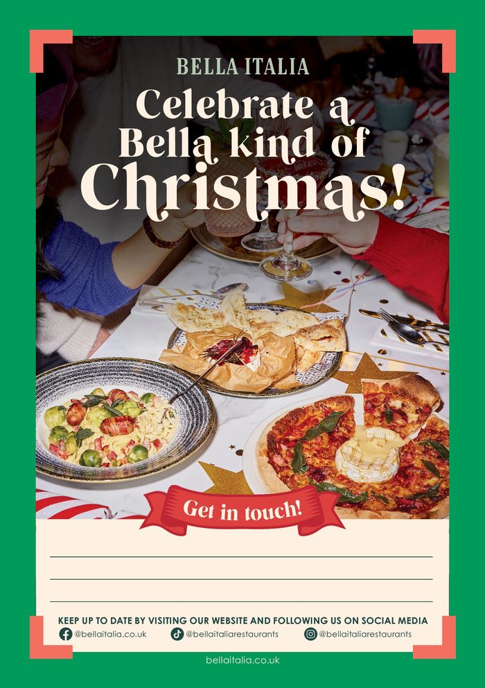 Bella Italia catalogue in Glasgow | Christmas Specials 2024 | 04/06/2024 - 25/12/2024
