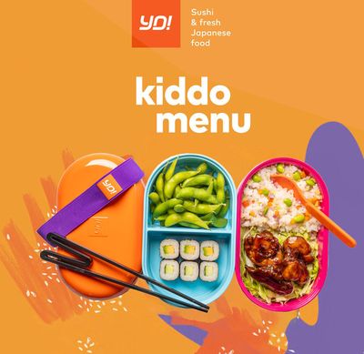 Restaurants offers in Greenwich | Kiddo Menu in Yo! Sushi | 04/06/2024 - 31/08/2024