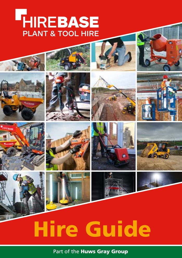 Buildbase catalogue in Manchester | Hire Guide | 01/07/2024 - 31/12/2024