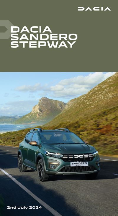 Dacia catalogue in Edinburgh | Dacia Sandero Stepway  | 02/07/2024 - 30/09/2024