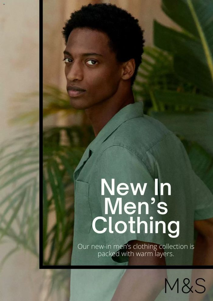 Marks & Spencer catalogue in Sheffield | New In Men's Clothing | 02/07/2024 - 31/07/2024
