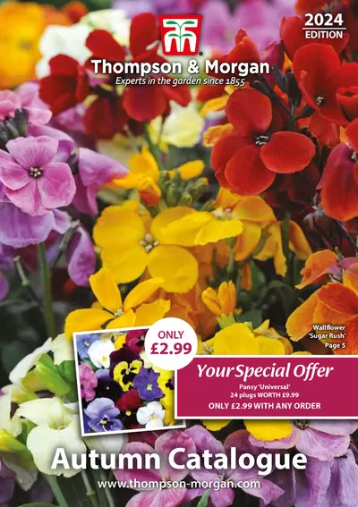 Garden & DIY offers in Folkestone | Autumn Catalogue in Thompson & Morgan | 01/09/2024 - 30/11/2024