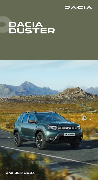 Cars, Motorcycles & Spares offers in London | Dacia Duster in Dacia | 03/07/2024 - 30/09/2024