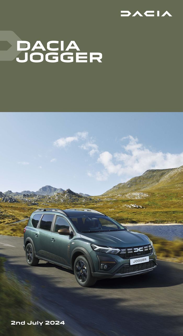 Dacia catalogue in Royal Tunbridge Wells | Dacia Jogger | 03/07/2024 - 30/09/2024