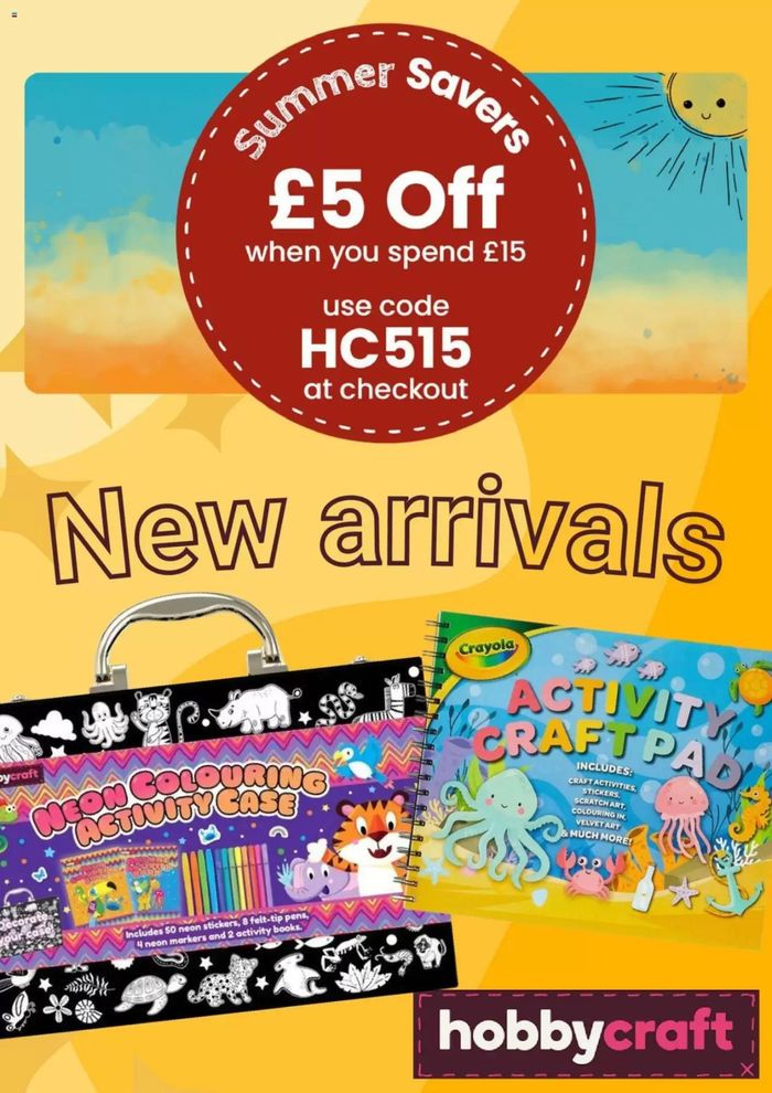 Hobbycraft catalogue in Eastbourne | New Arrivals | 04/07/2024 - 03/08/2024