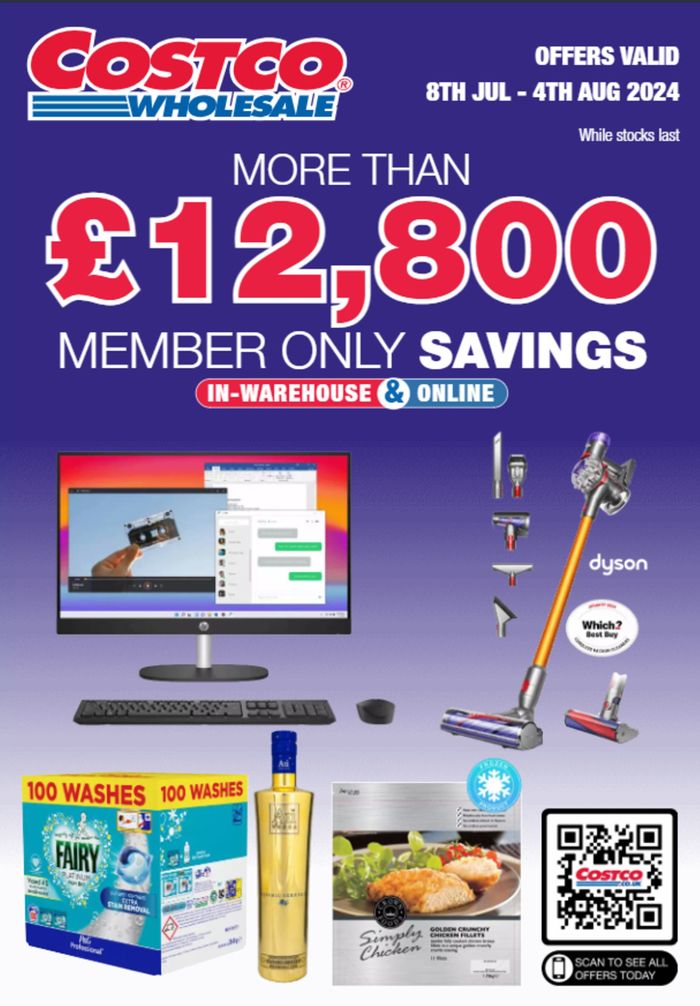 Costco catalogue in Sheffield | Member-Only Savings  | 08/07/2024 - 04/08/2024