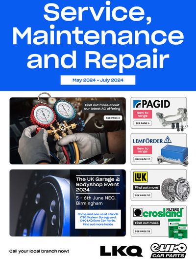 Cars, Motorcycles & Spares offers in Belfast | Service, Maintenance and Repair in Euro Car Parts | 08/07/2024 - 31/07/2024