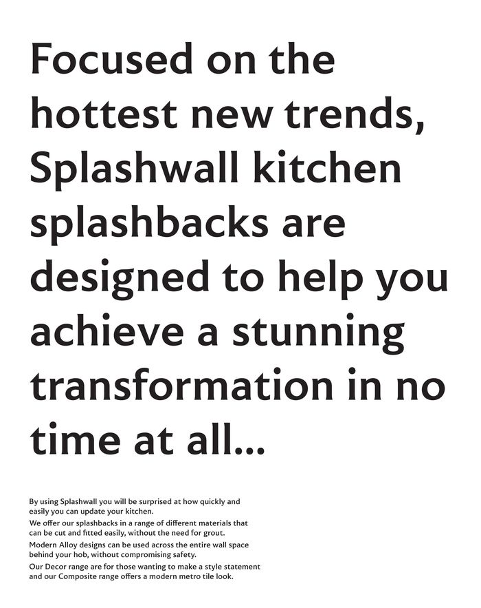 B&Q catalogue in Bexhill | Splashwall 2024/2025 Collection | 15/07/2024 - 31/01/2025
