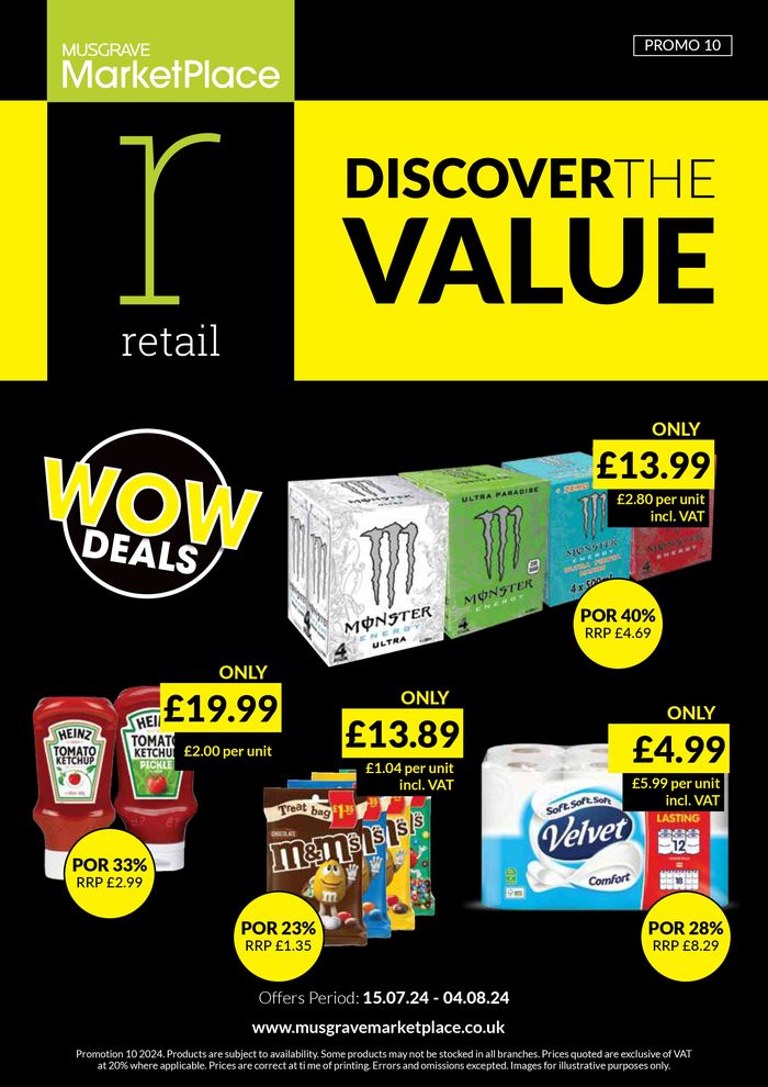 Musgrave MarketPlace catalogue | Discover The Value | 17/07/2024 - 04/08/2024