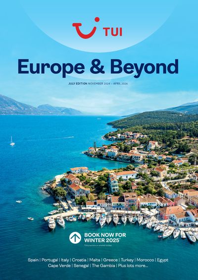 Tui catalogue | Europe & Beyond Nov 2024 – Apr 2026 | 01/11/2024 - 30/04/2026
