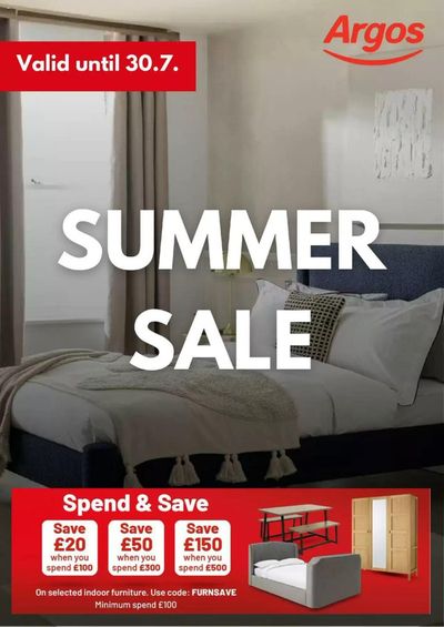 Department Stores offers in Hastings | Summer Sale in Argos | 24/07/2024 - 30/07/2024