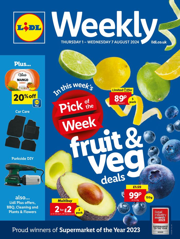 Lidl catalogue in Brighton | Pick of the Week | 01/08/2024 - 07/08/2024
