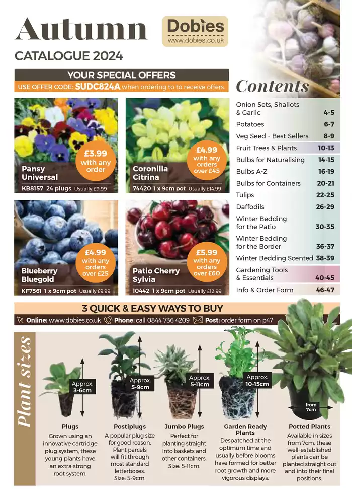 Dobbies Garden Centre catalogue in Gillingham | Autumn Catalogue 2024 | 01/09/2024 - 30/11/2024