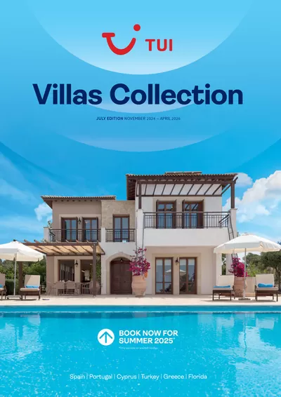 Tui catalogue in Leeds | Villas Collection Nov 2024 – Apr 2026 | 01/11/2024 - 30/04/2026