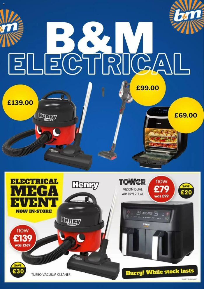 B&M Stores catalogue in London | B&M Electrical  | 26/07/2024 - 24/08/2024