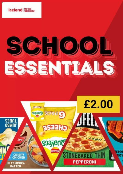 Iceland catalogue in Reigate | School Essentials | 06/08/2024 - 03/09/2024