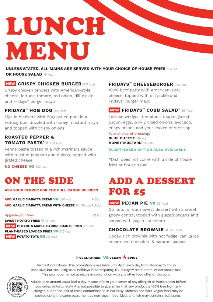 T.G.I. Friday's catalogue in Guildford | Let’s Lunch | 06/08/2024 - 31/10/2024