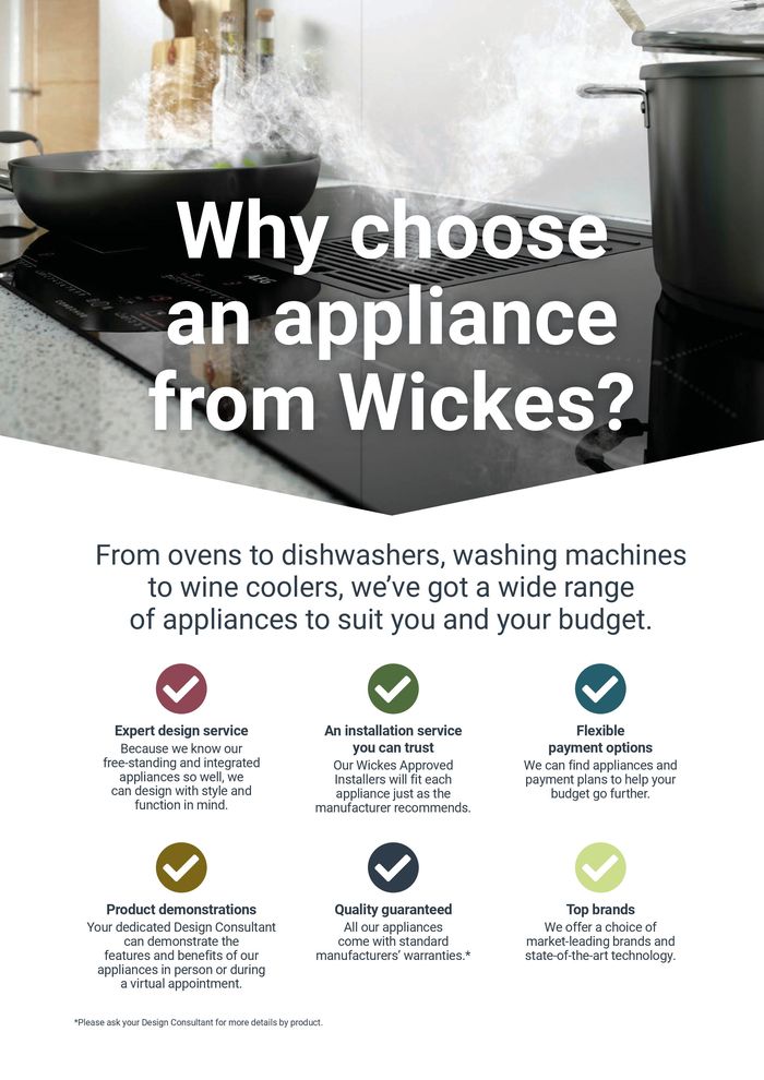 Wickes catalogue in Hemel Hempstead | Appliances | 07/08/2024 - 31/12/2024