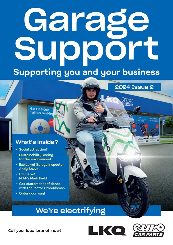 Euro Car Parts catalogue in London | Garage Support Issue 2 2024 | 07/08/2024 - 31/12/2024