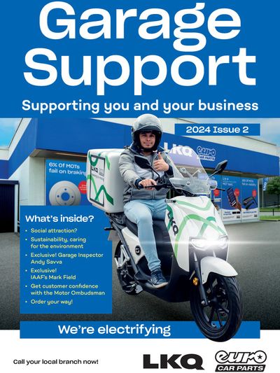 Euro Car Parts catalogue in Nottingham | Garage Support Issue 2 2024 | 07/08/2024 - 31/12/2024