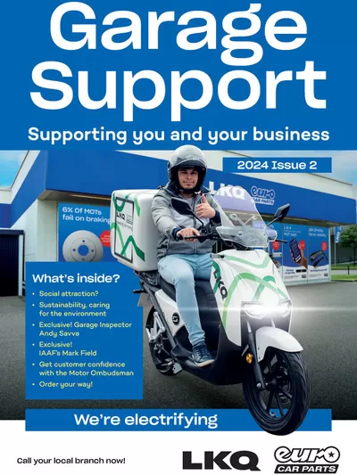 Euro Car Parts catalogue in Sheffield | Garage Support Issue 2 2024 | 07/08/2024 - 31/12/2024