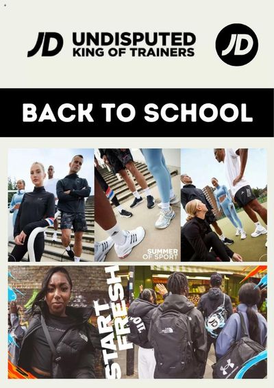 Sport offers in Morecambe | Back To School in JD Sports | 16/08/2024 - 14/09/2024