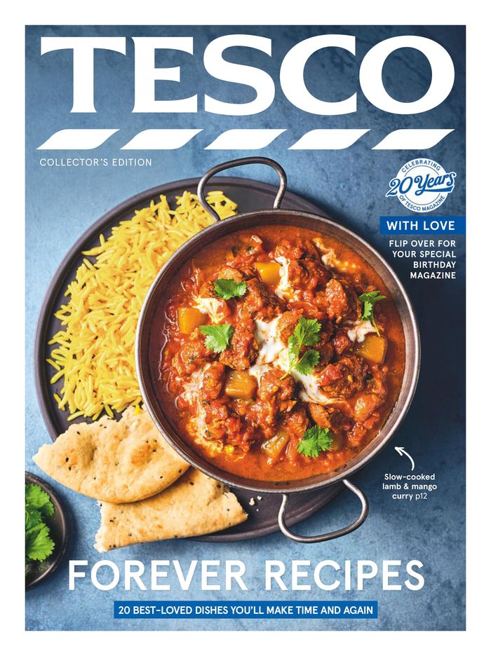 Tesco catalogue in Coventry | 20th Anniversary Recipe Supplement | 29/08/2024 - 30/09/2024