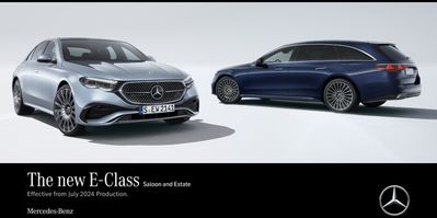 Mercedes-Benz catalogue in Salisbury | Mercedes Benz New E-Class Saloon | 31/08/2024 - 31/08/2025