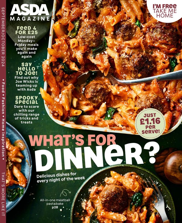 Asda catalogue in Witham | What's For Dinner ?  | 04/09/2024 - 31/10/2024