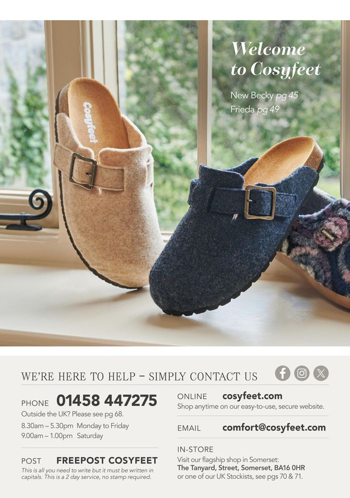 Cosyfeet catalogue in Southwick | Extra Roomy Footwear,Socks & Hosiery | 06/09/2024 - 30/09/2024