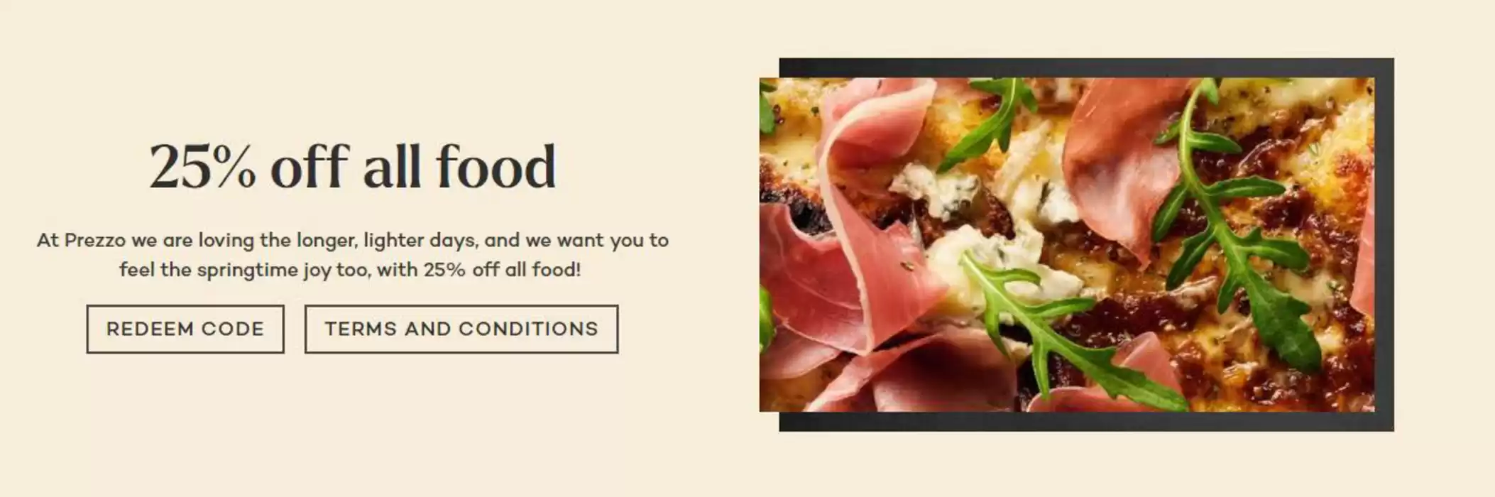 Prezzo catalogue in Guildford | 25% Off All Food  | 10/09/2024 - 31/10/2024