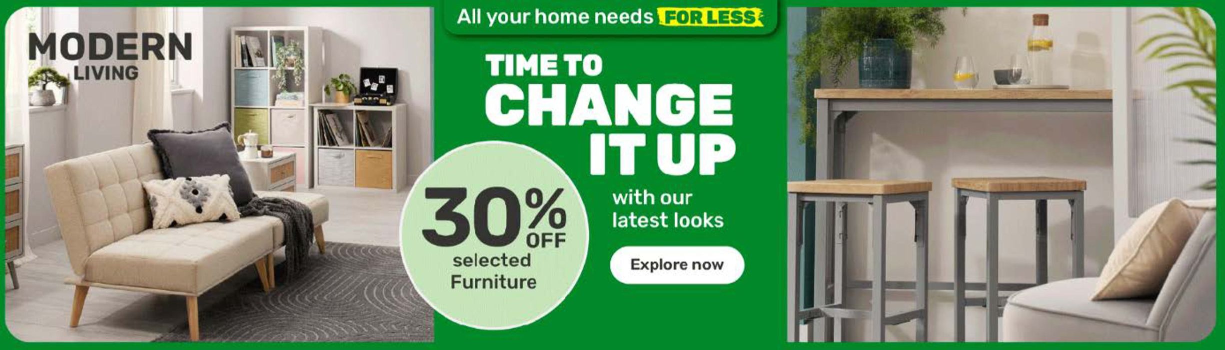 Homebase catalogue in Bromsgrove | Time To Change It Up  | 11/09/2024 - 25/09/2024