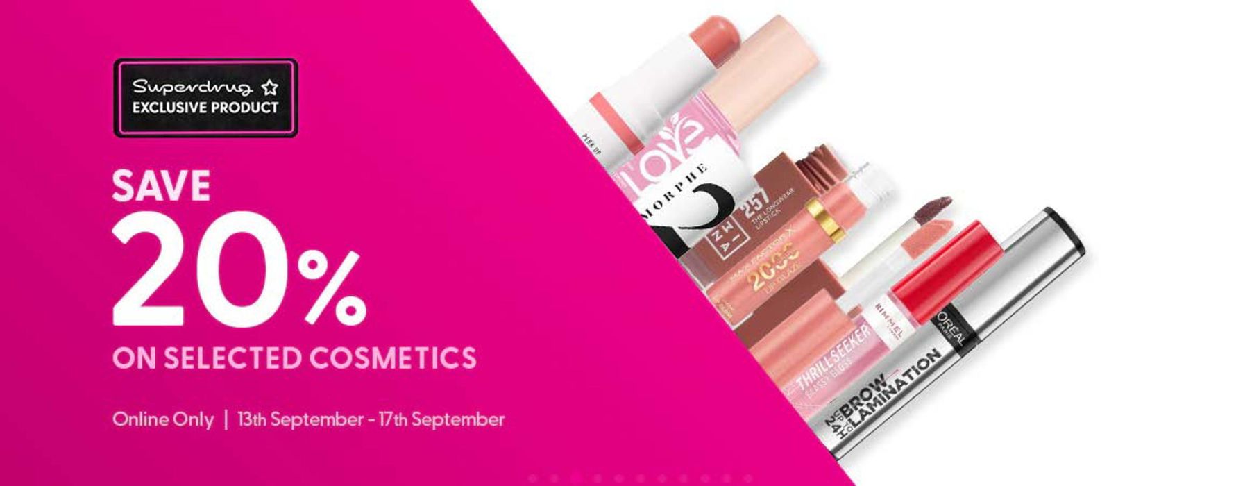 Superdrug catalogue in Canterbury | Save 20%  | 13/09/2024 - 27/09/2024