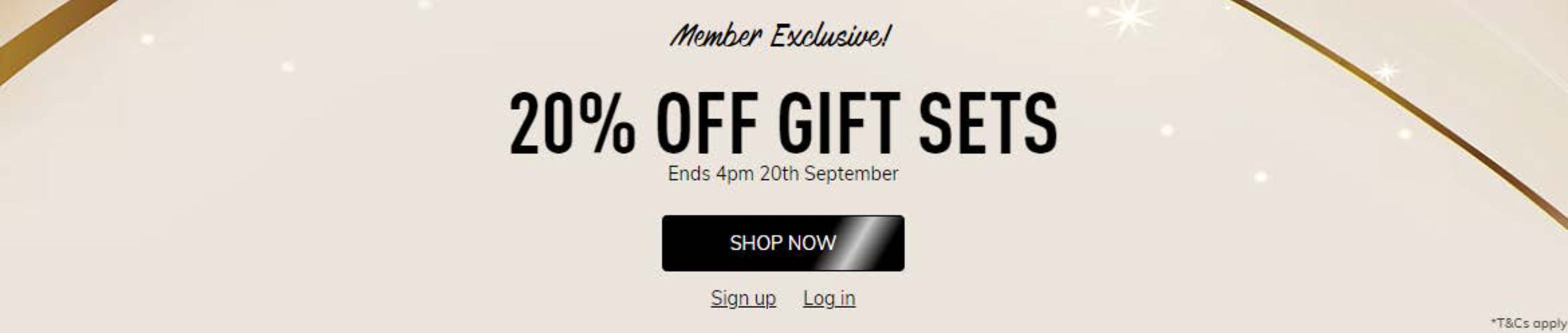 The Perfume Shop catalogue in Romford | 20% Off Gift Sets | 18/09/2024 - 20/09/2024