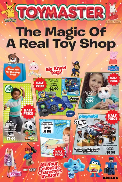 Toys & Babies offers in Portsmouth | The Magic Of A Real Toy Shop  in Toymaster | 23/09/2024 - 31/12/2024